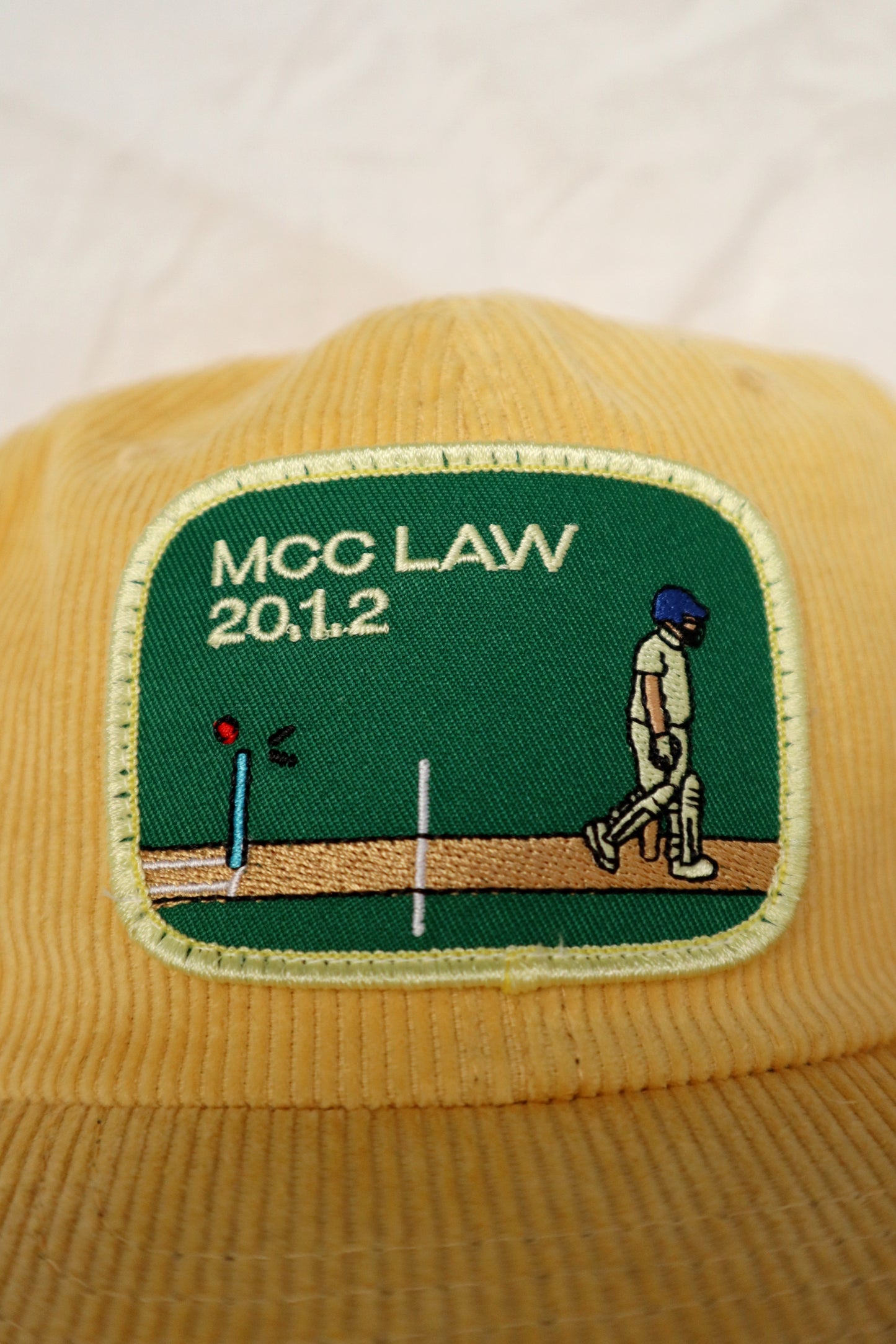 The Ashes hat ft. MCC Law 20.1.2