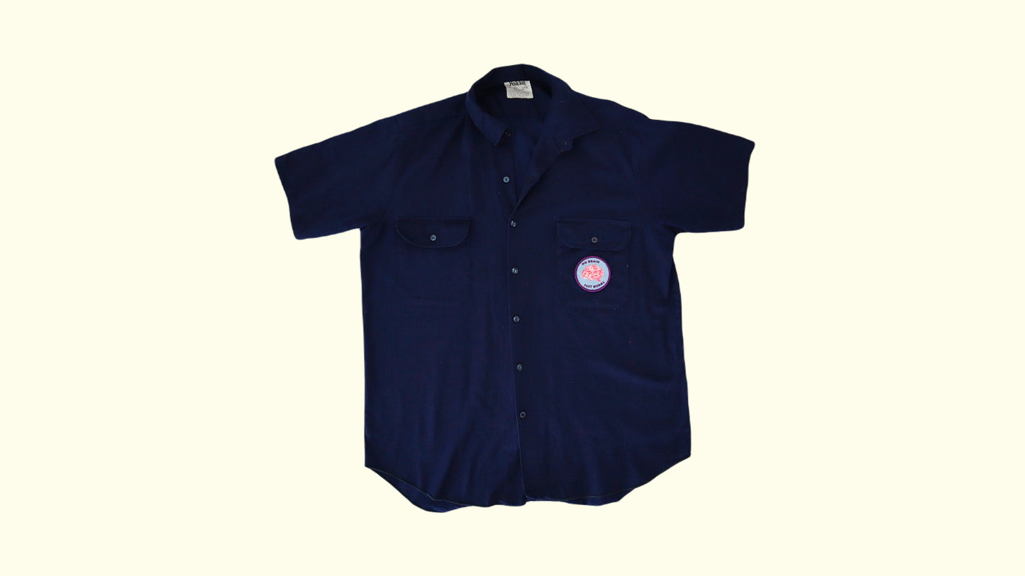 No Brain Just Worms Workshirt